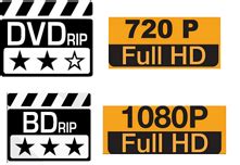 BDRip, HDRip, DVDRip, HDLight, Web.